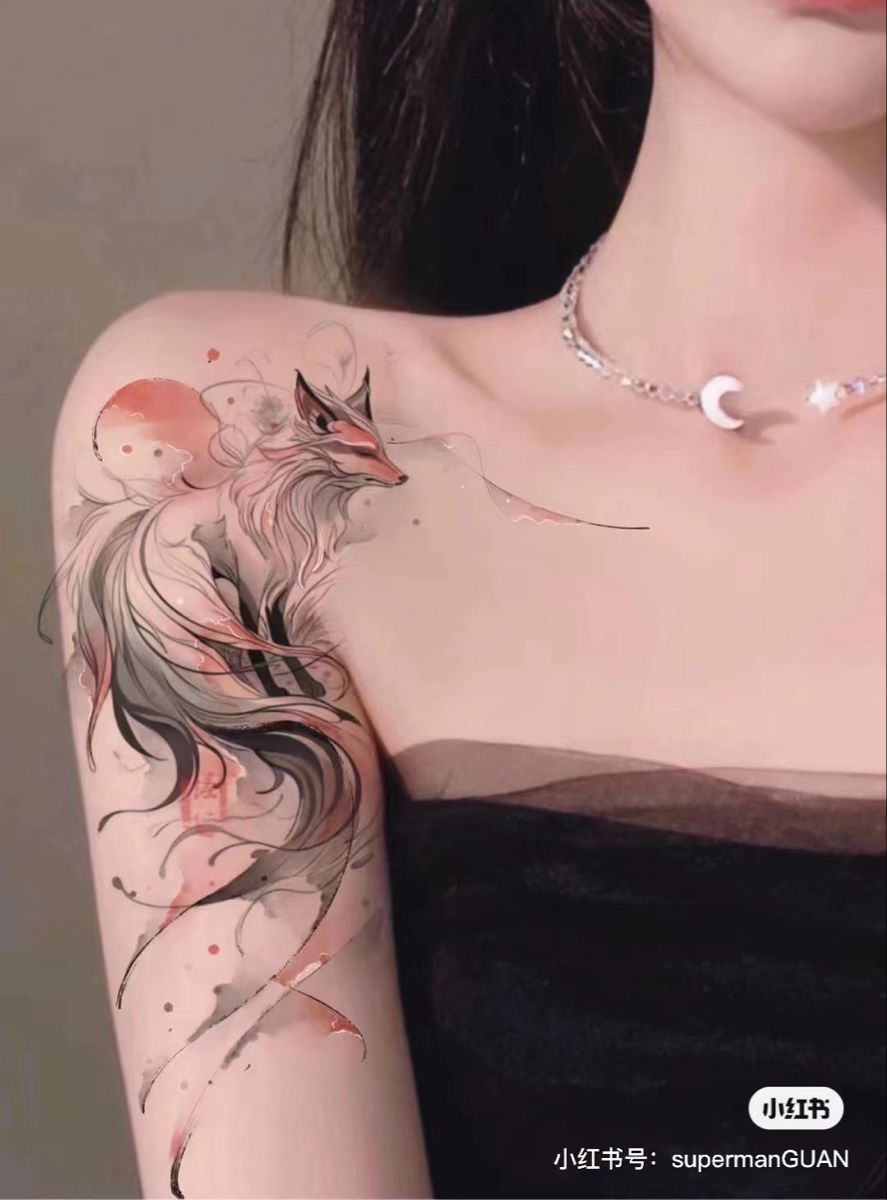 fox tattoo ideas for women