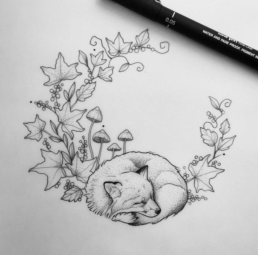 fox tattoo ideas 0015