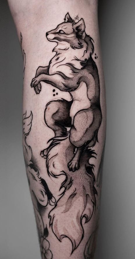 fox tattoo ideas 0018