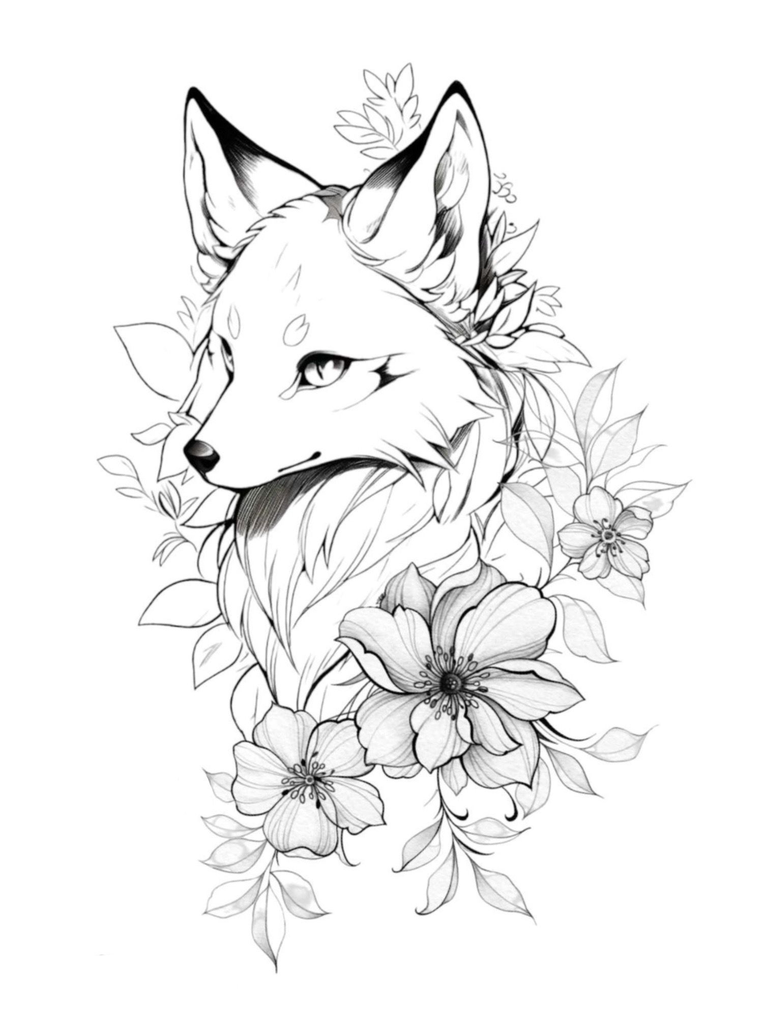 fox tattoo ideas 0022