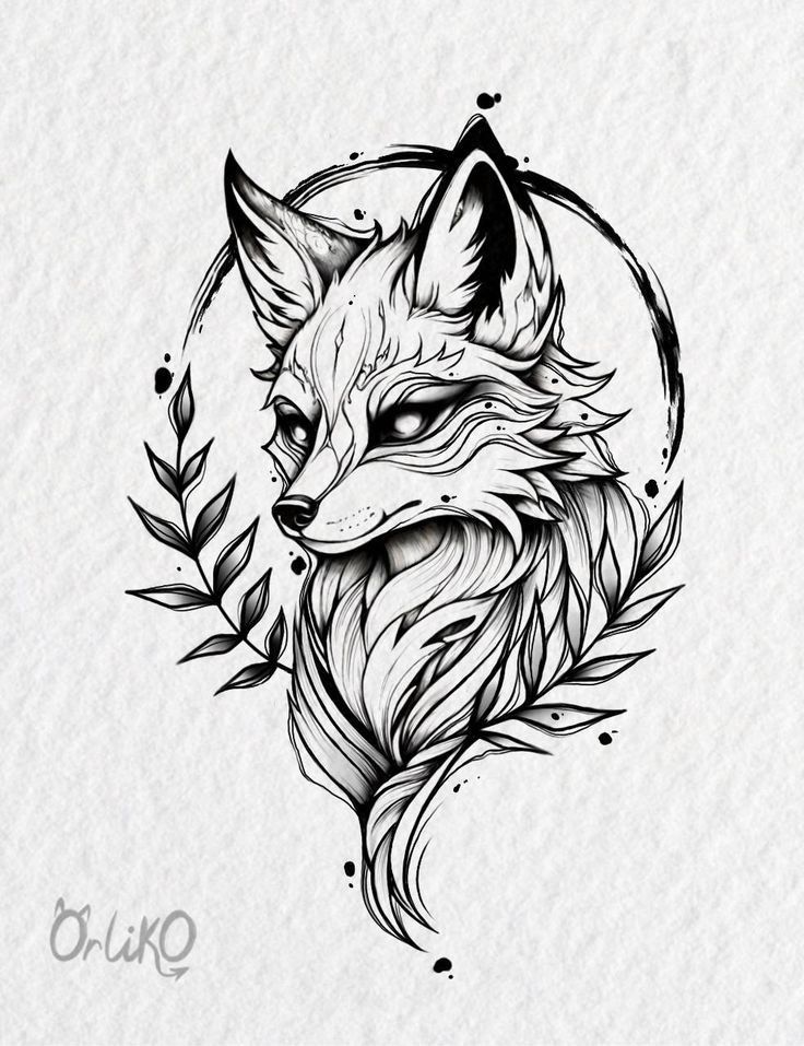 fox tattoo ideas 0034