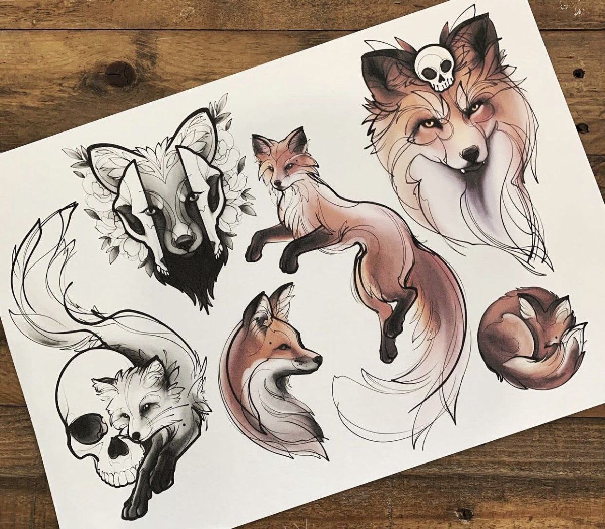 fox tattoo ideas 0064