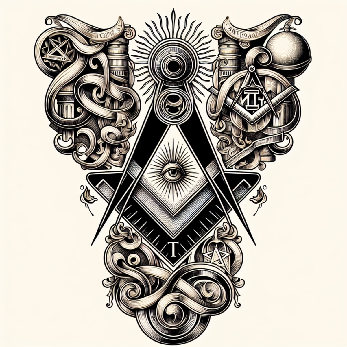 Freemason tattoo ideas 0040