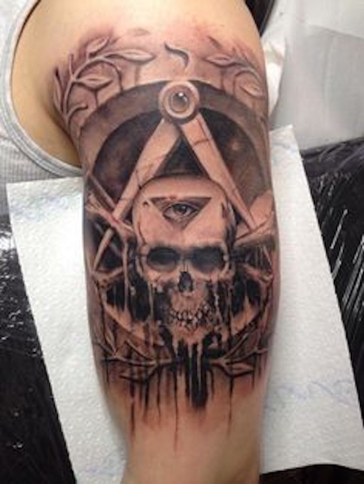 Freemason tattoo ideas 0046