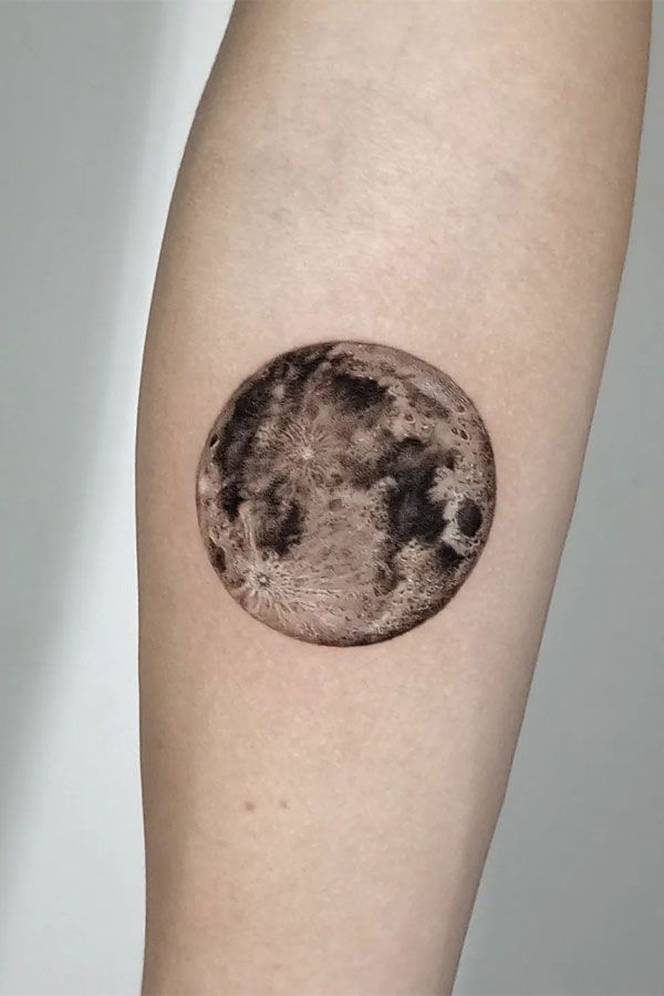 full moon tattoo designs