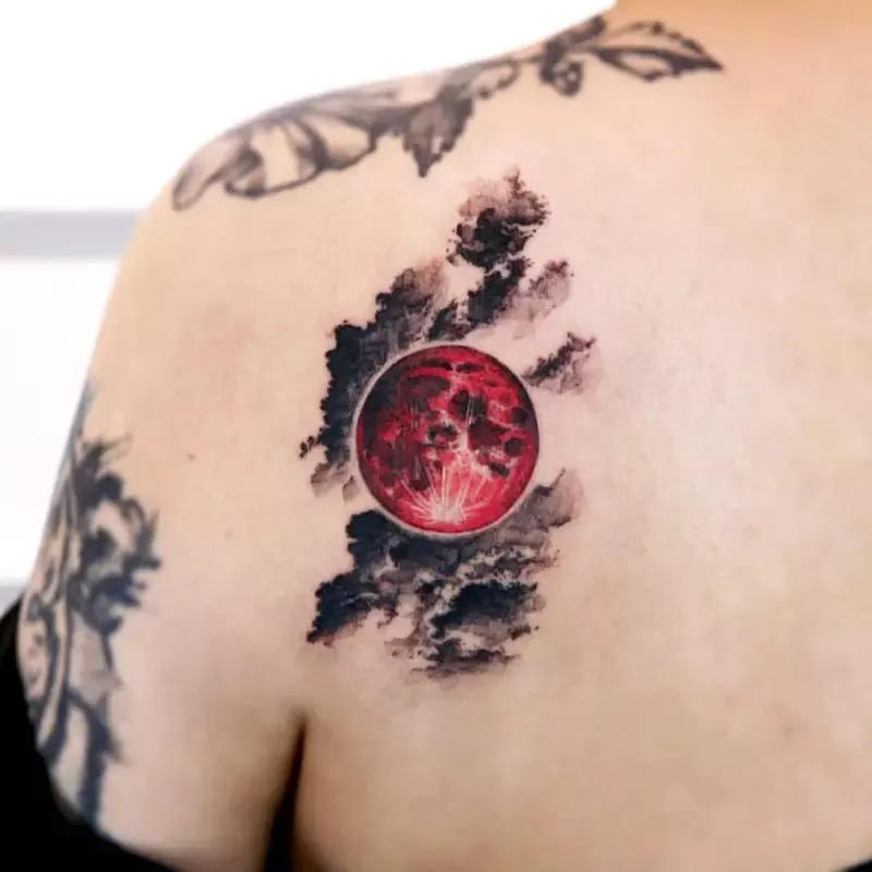 full moon tattoo ideas 0013