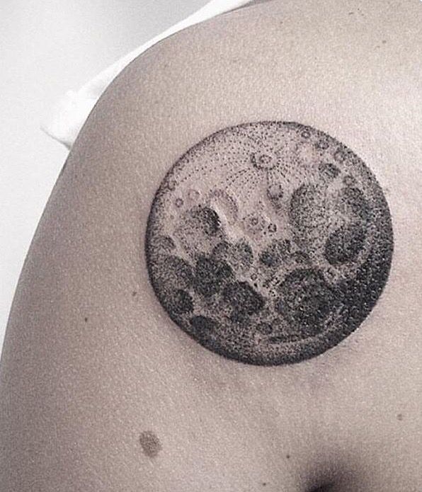 full moon tattoo ideas 0090