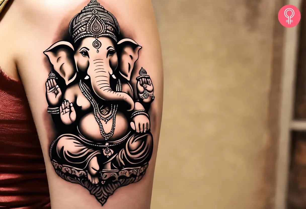 Ganesha tattoo ideas for beginners