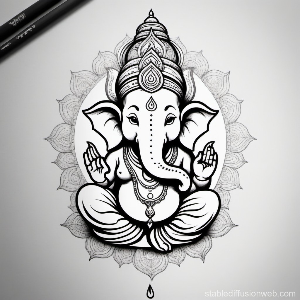 Ganesha tattoo ideas 0048