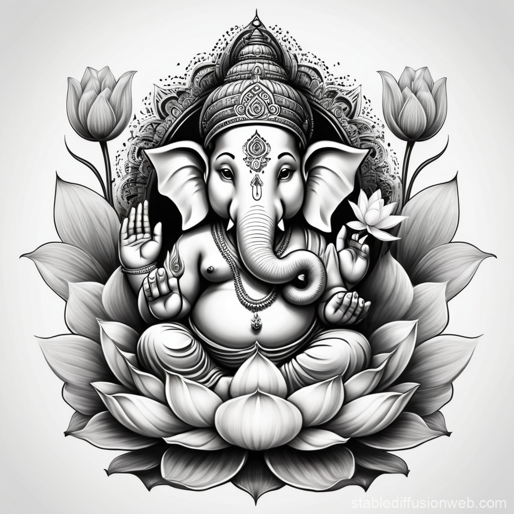 Ganesha tattoo ideas 0057