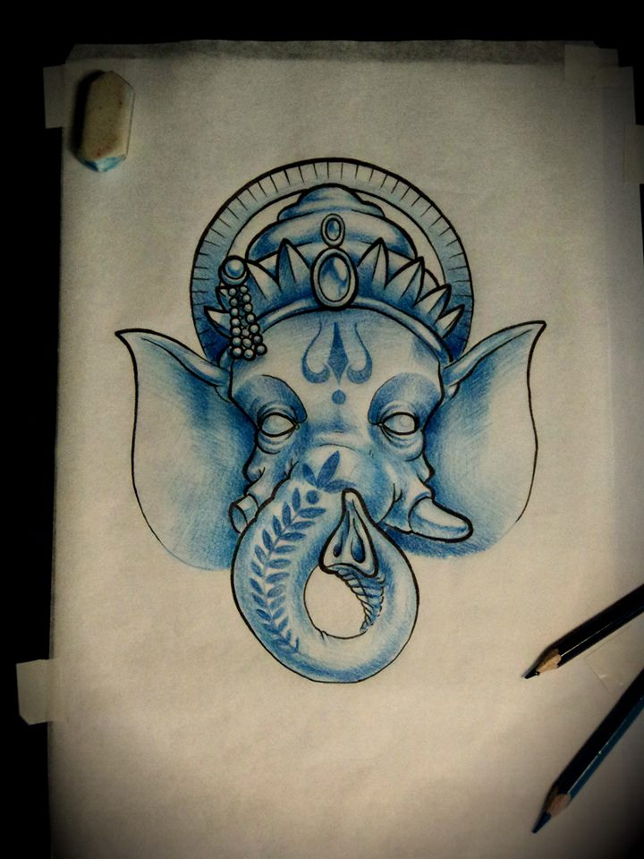 Ganesha tattoo ideas 0063