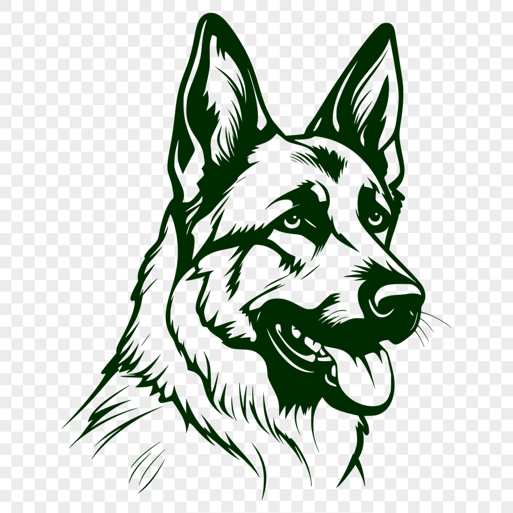 german shepherd tattoo ideas for dog lovers