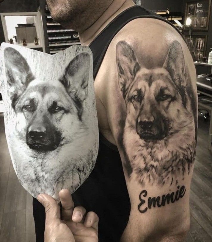 german shepherd tattoo ideas 0061