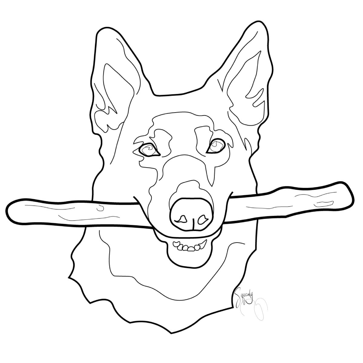 german shepherd tattoo ideas 0072