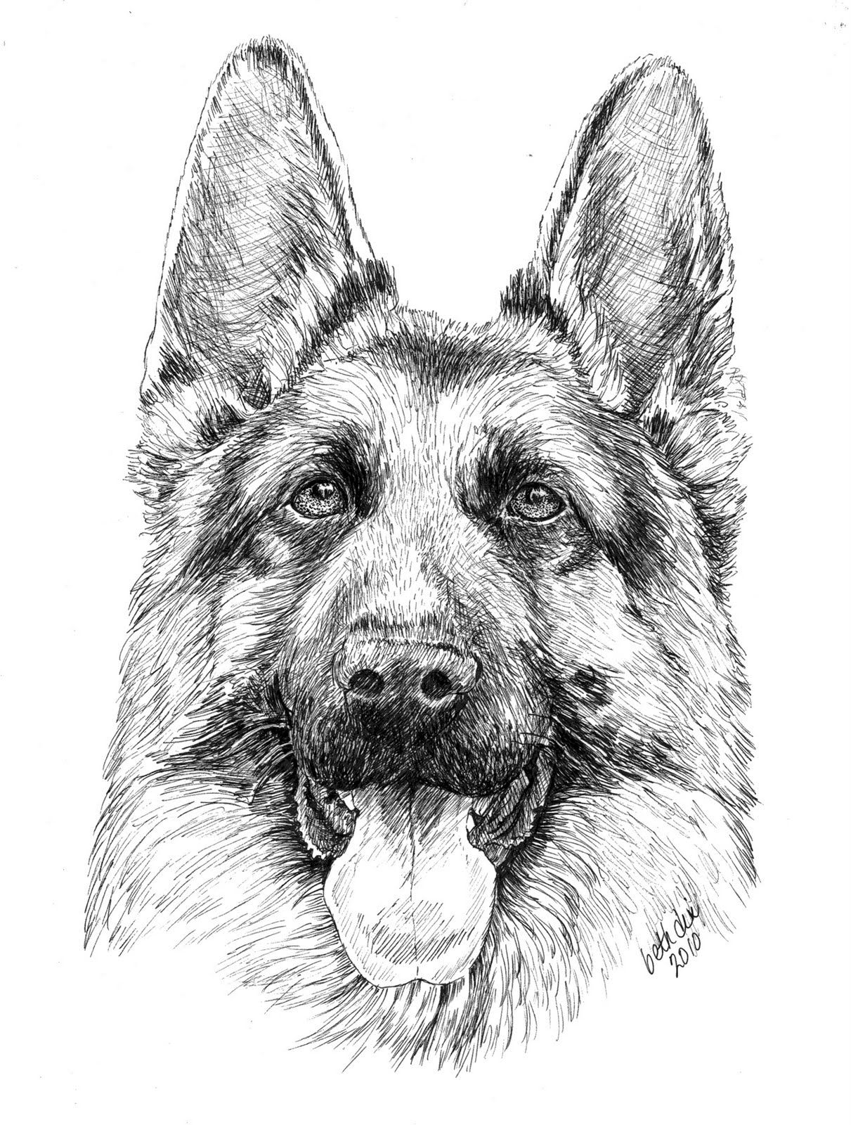 german shepherd tattoo ideas 0080