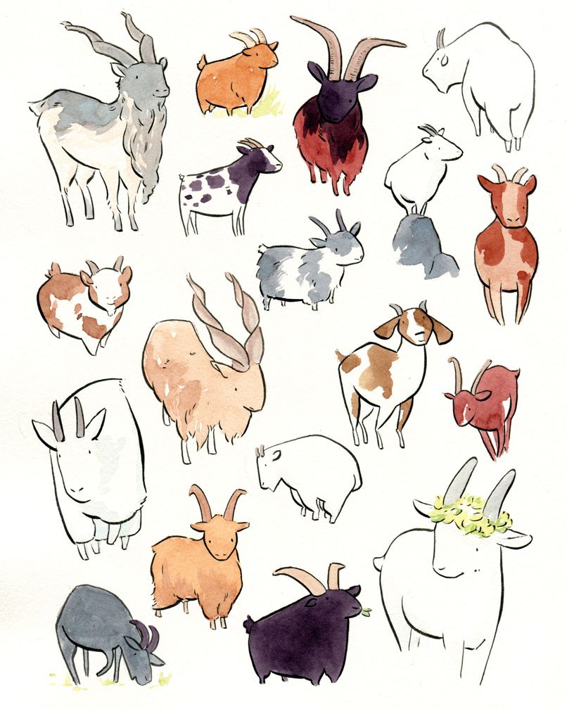 Goat tattoo ideas 0076