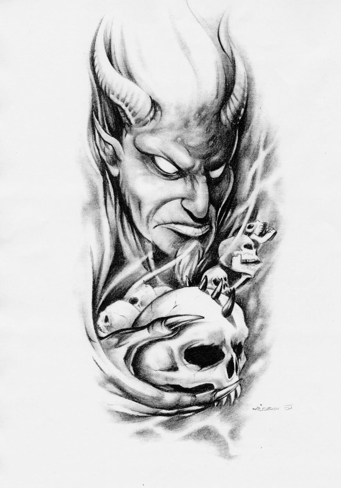 good vs evil tattoo ideas 0026