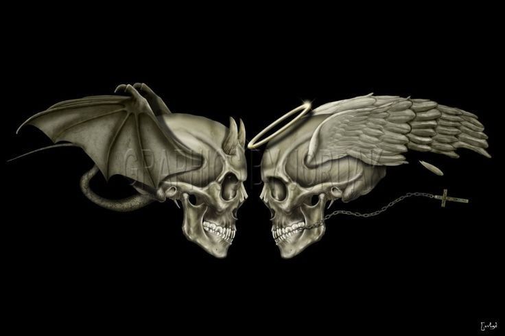 good vs evil tattoo ideas 0029