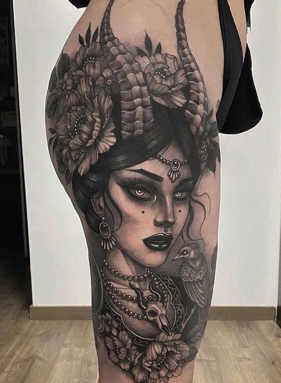 Greek goddess tattoo ideas 0055