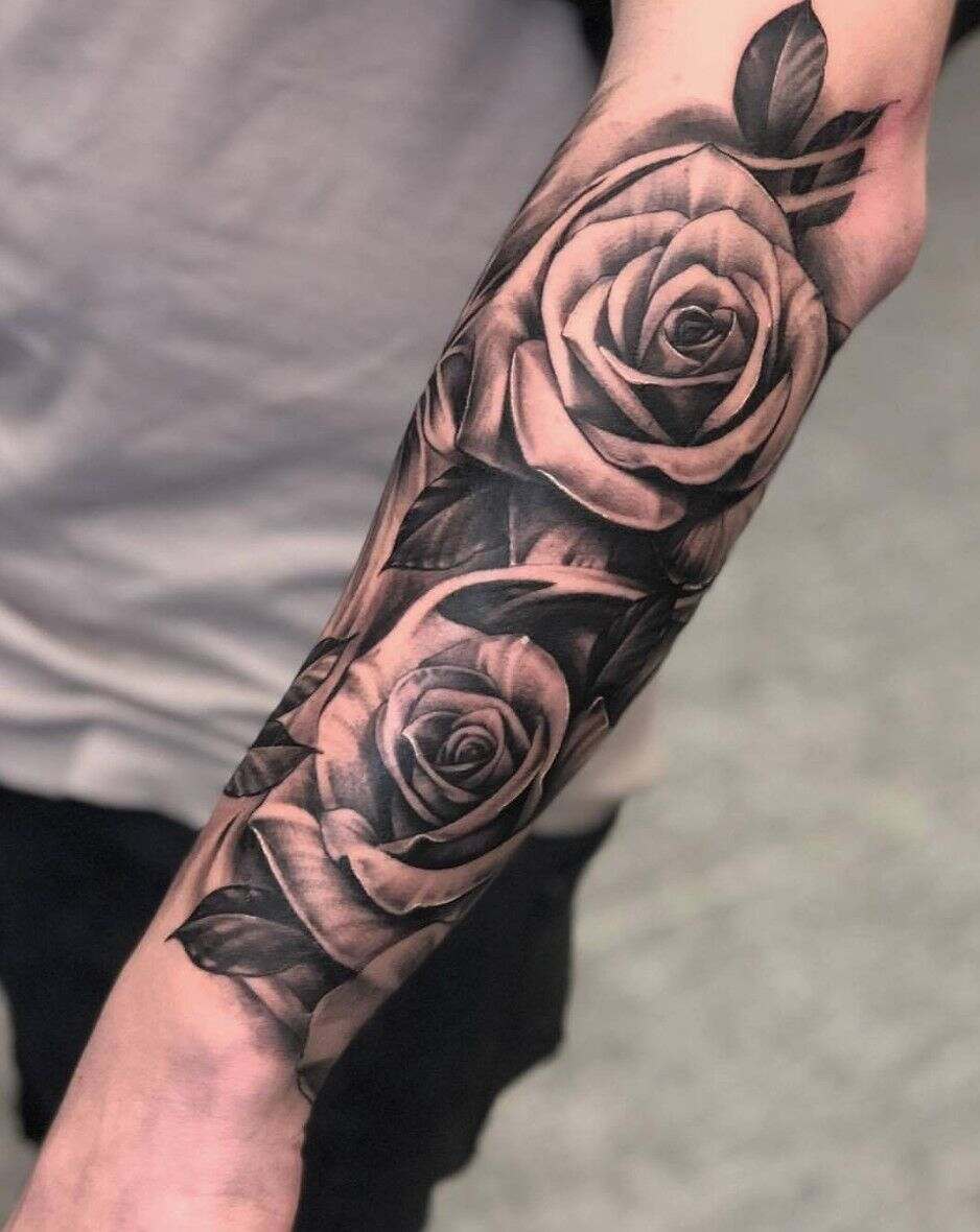 half arm sleeve tattoo ideas 0012