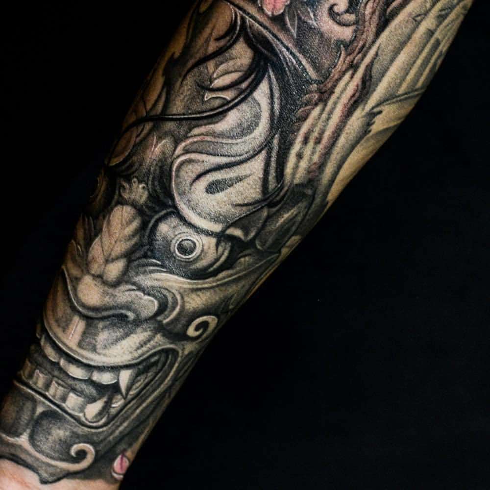 half arm sleeve tattoo ideas 0025