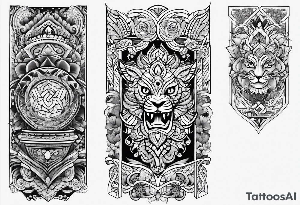 half arm sleeve tattoo ideas 0072