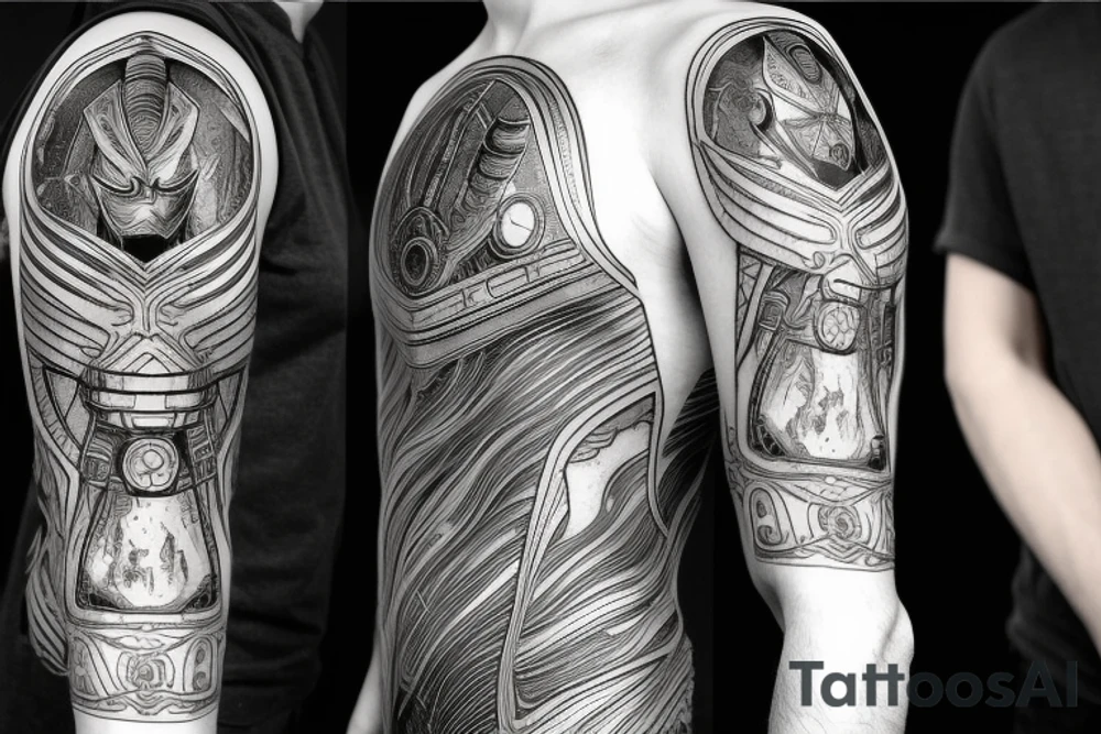 half arm sleeve tattoo ideas 0089