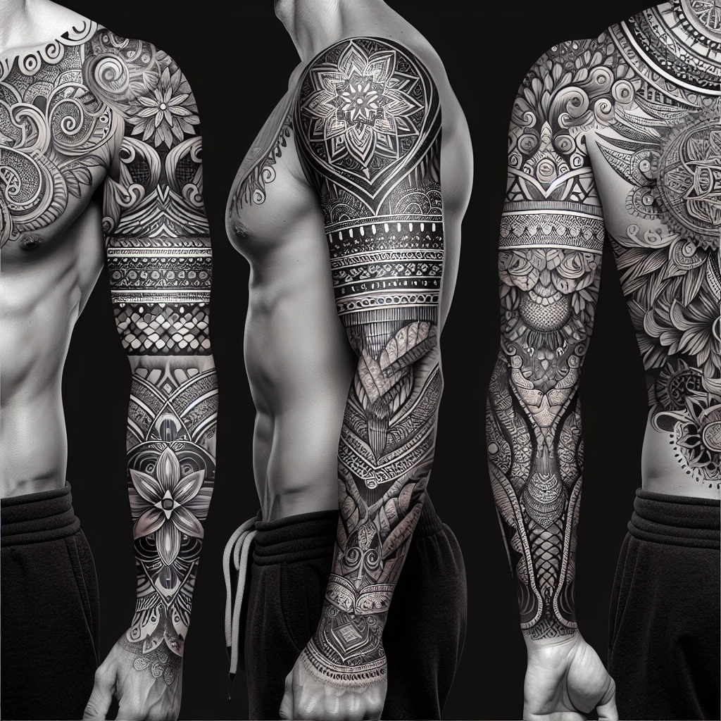 half of sleeve tattoo ideas 0017