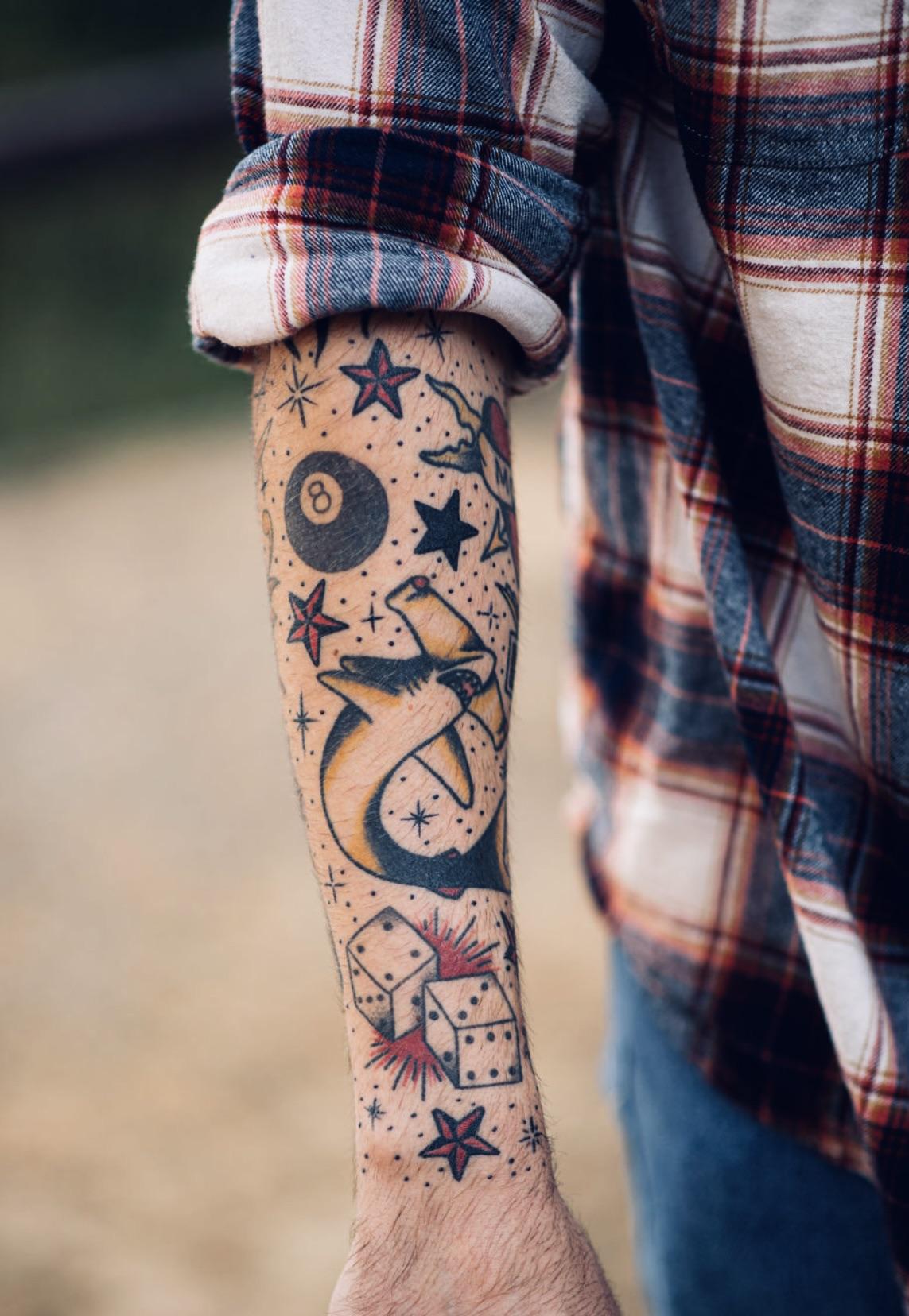 half of sleeve tattoo ideas 0029