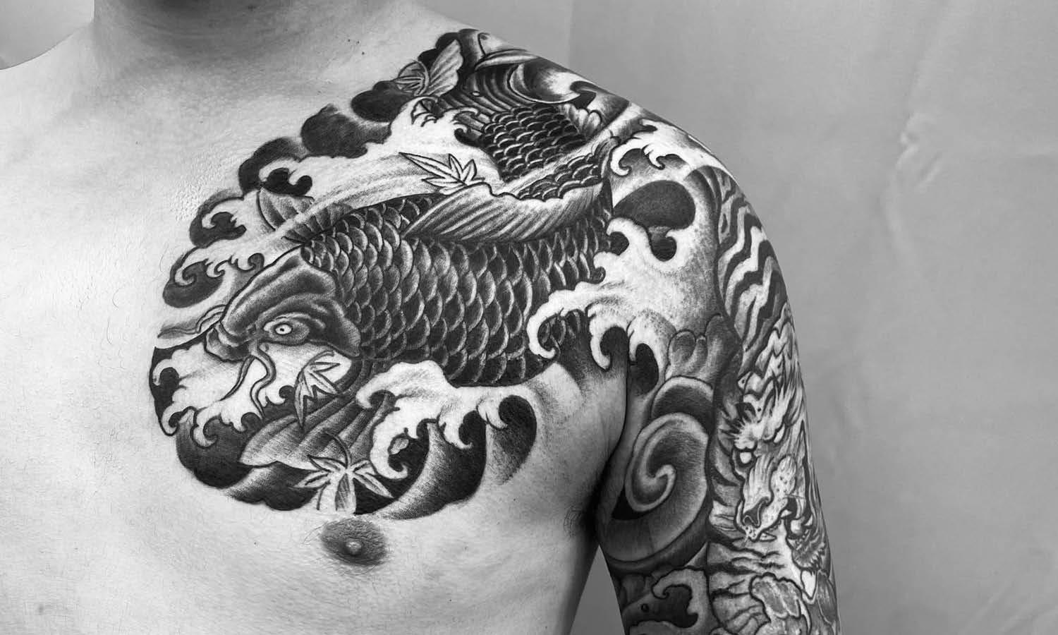 half of sleeve tattoo ideas 0039