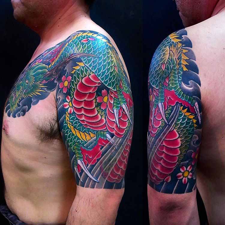 half of sleeve tattoo ideas 0079