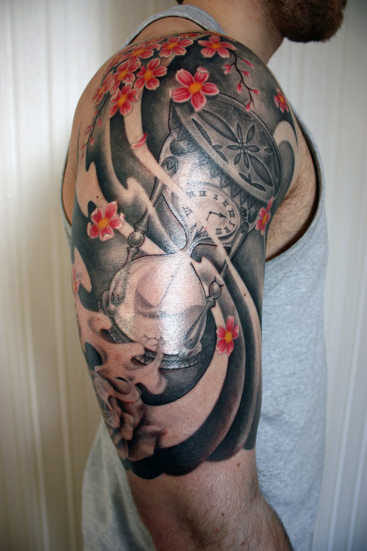 half of sleeve tattoo ideas 0091