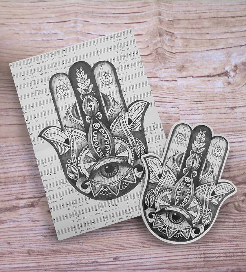 Hamsa tattoo ideas 0014