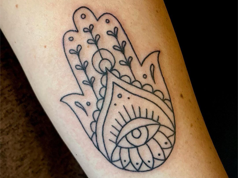 Hamsa tattoo ideas 0032