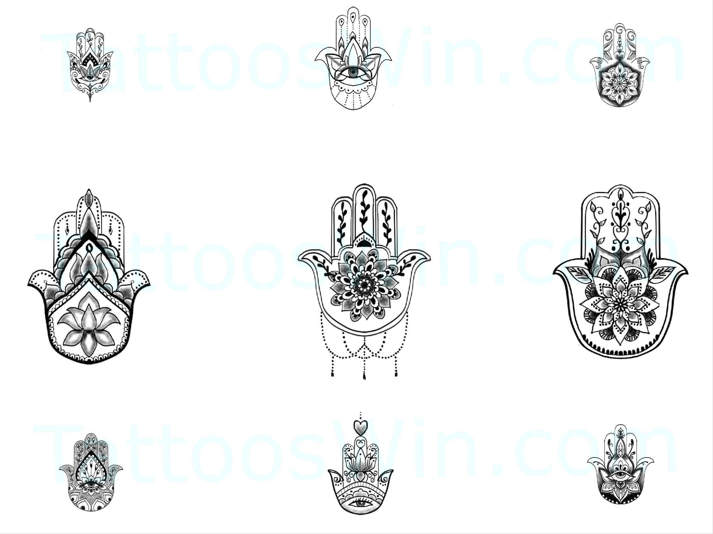 Hamsa tattoo ideas 0034