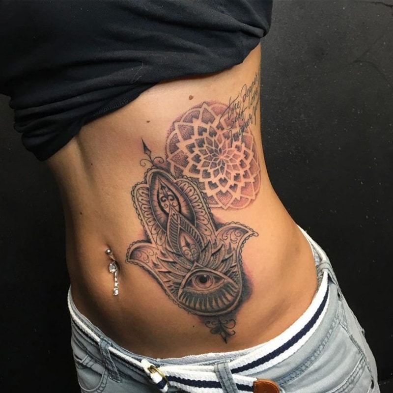 Hamsa tattoo ideas 0053