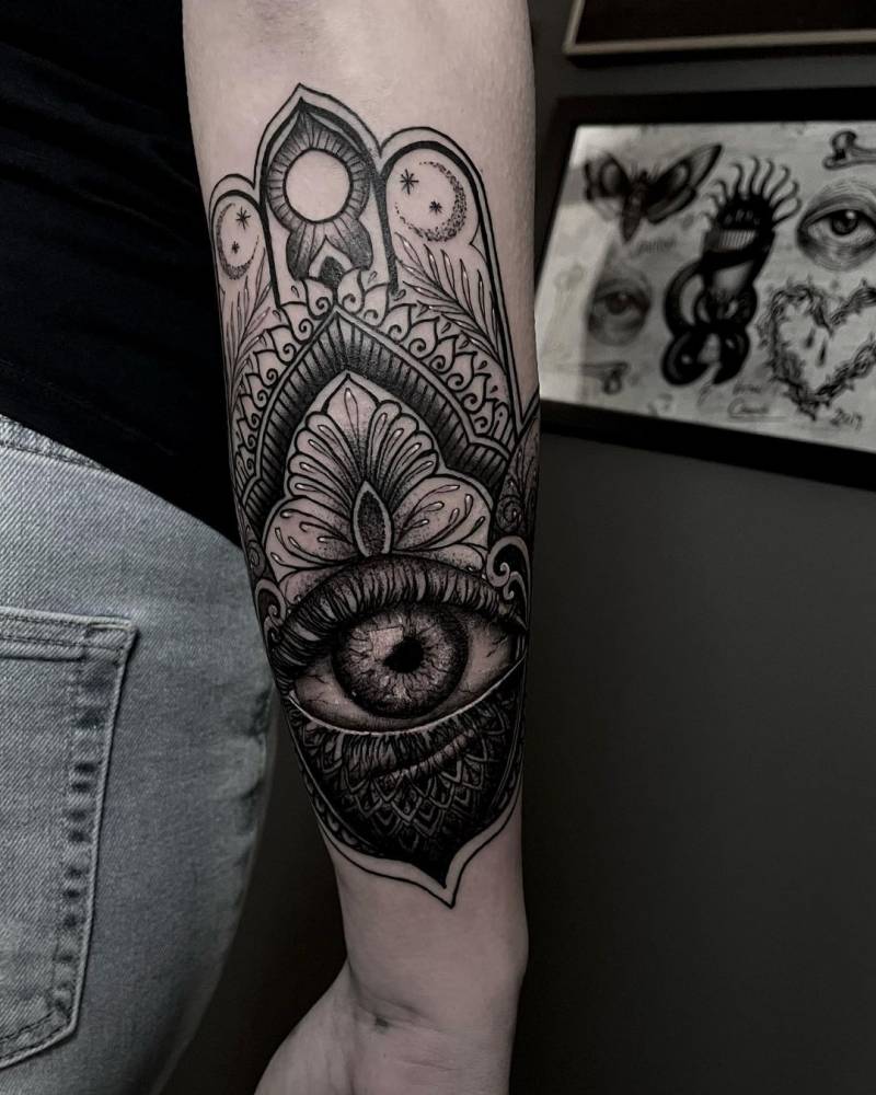 Hamsa tattoo ideas 0058