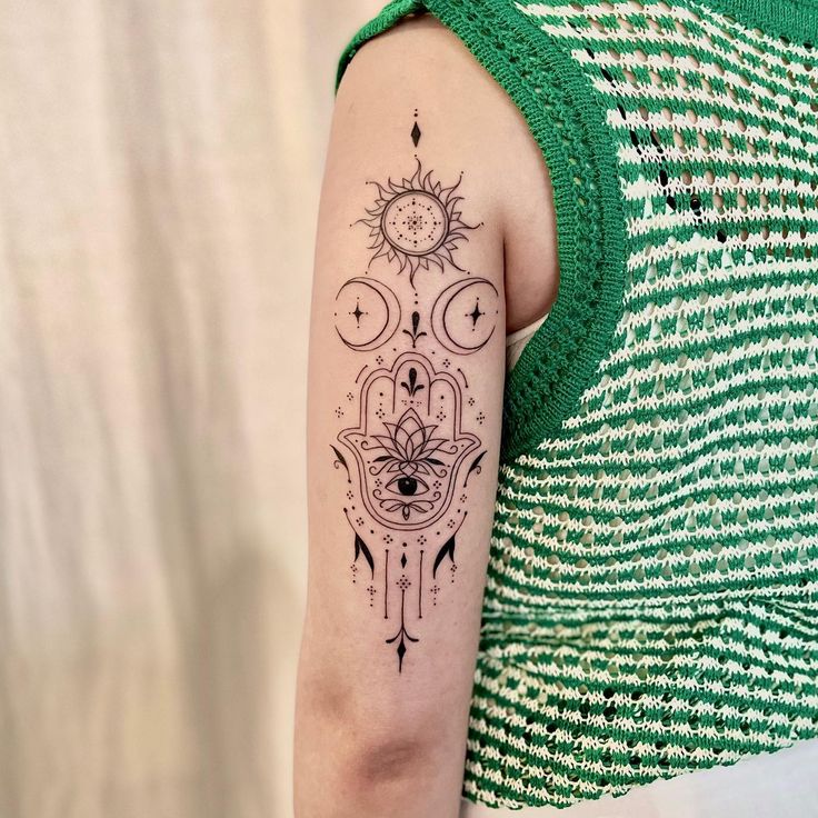 Hamsa tattoo ideas 0074