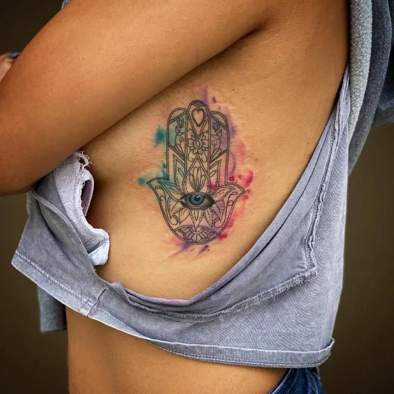 Hamsa tattoo ideas 0080