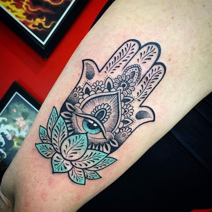 Hamsa tattoo ideas 0091