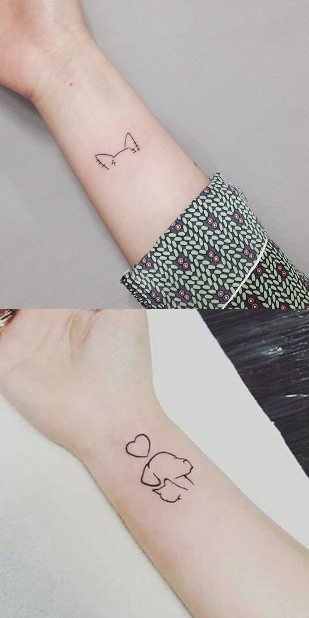 heartwarming memorial dog tattoo ideas featuring paw prints