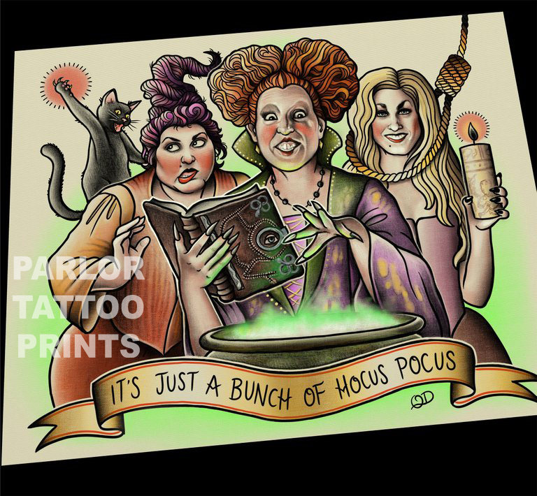 Hocus Pocus tattoo ideas 0019