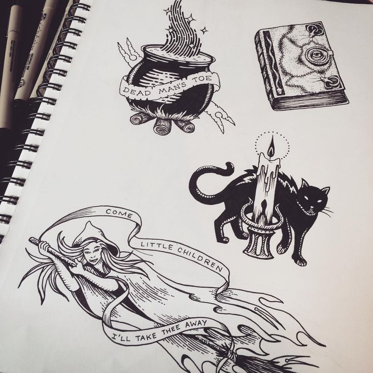 Hocus Pocus tattoo ideas 0071