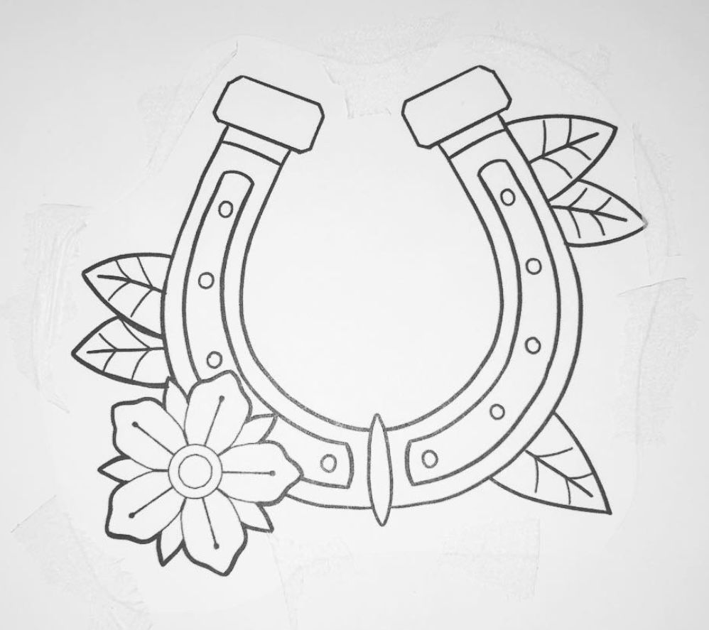 horseshoe tattoo ideas 0046