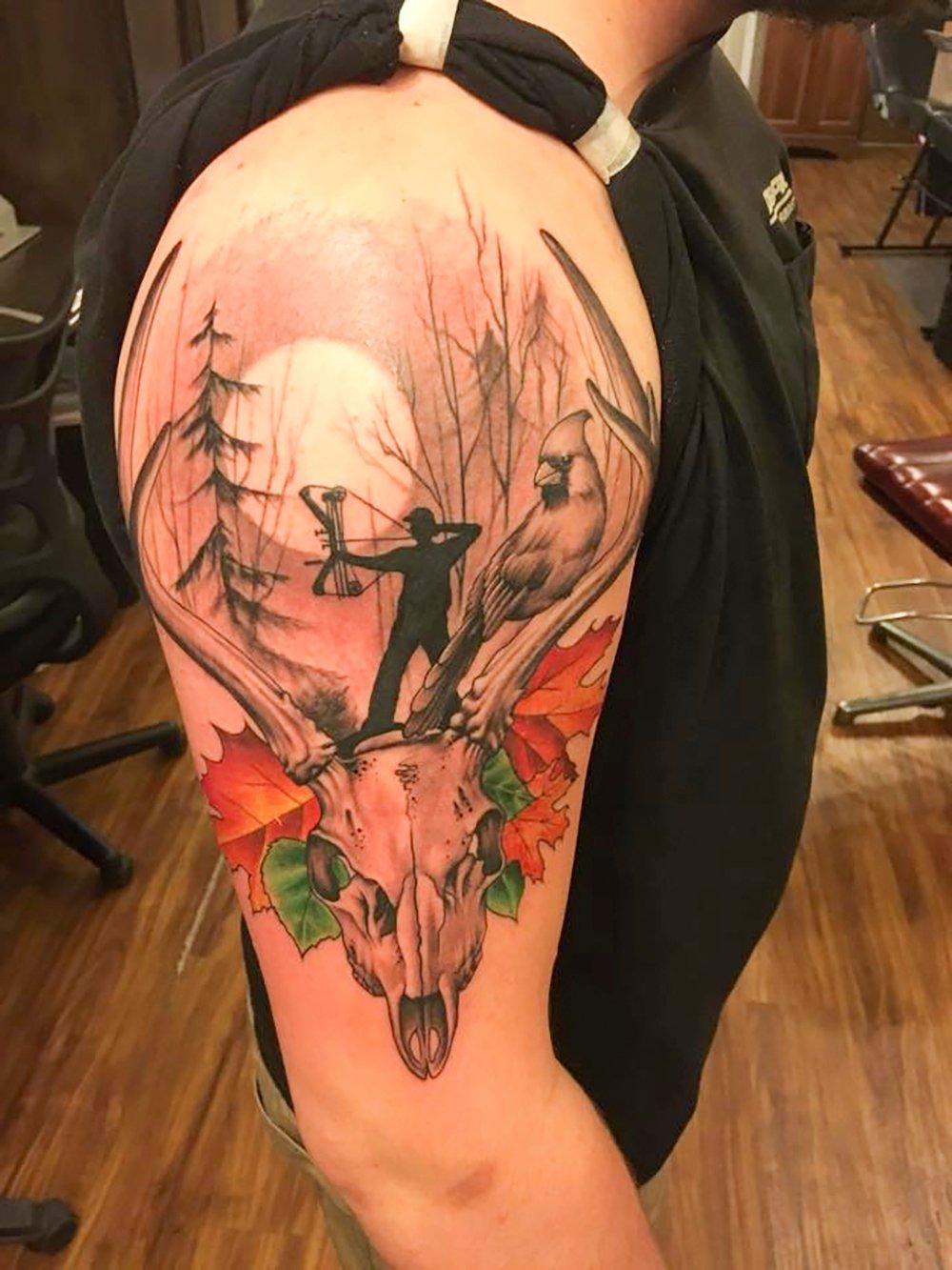 hunting tattoo ideas 0038