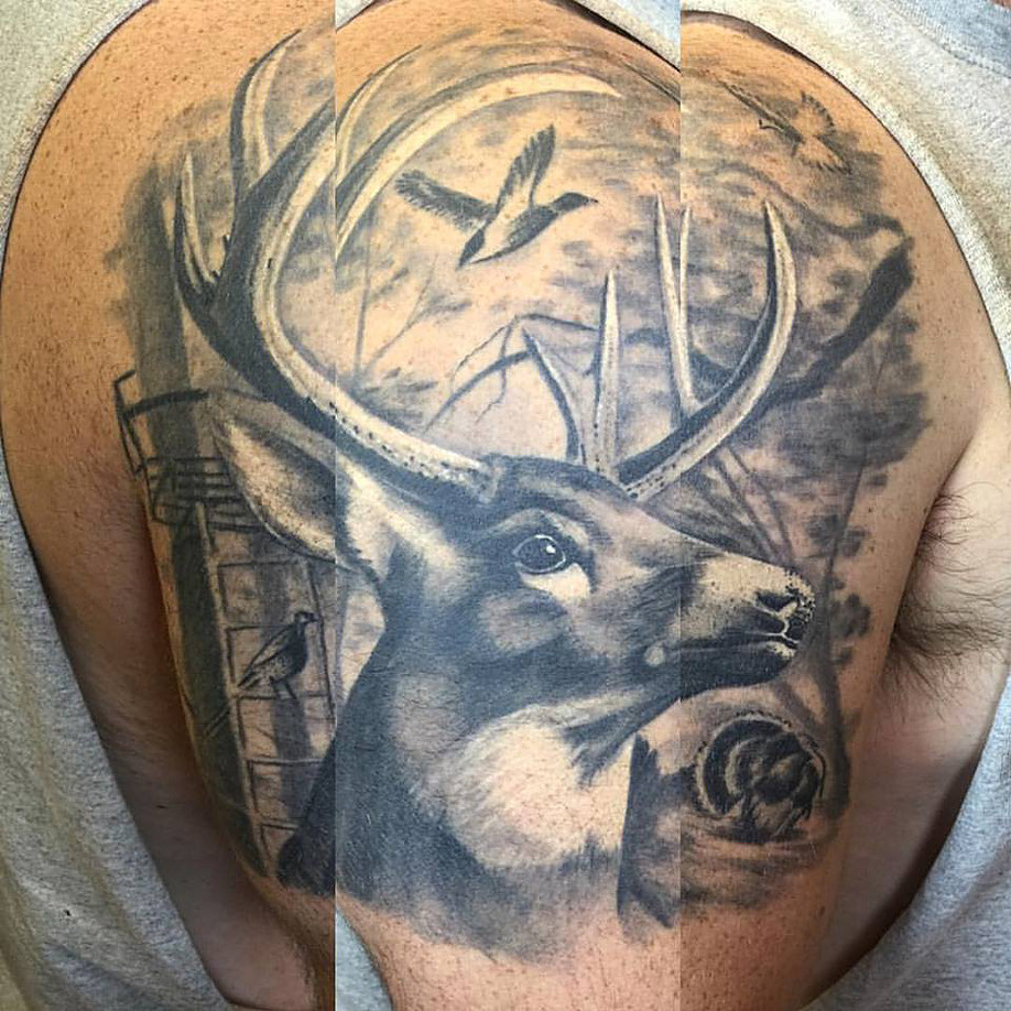 hunting tattoo ideas 0075