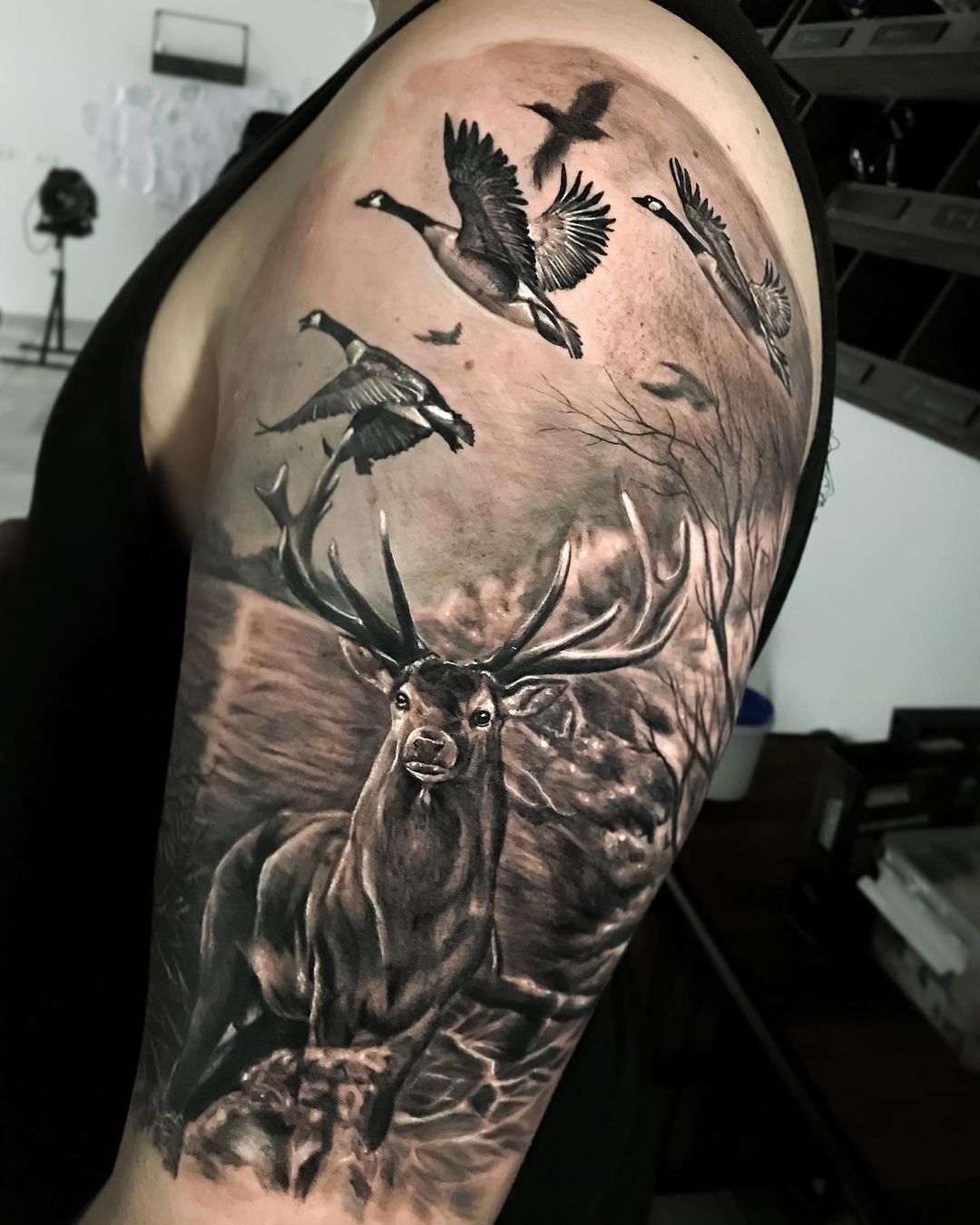 hunting tattoo ideas 0077