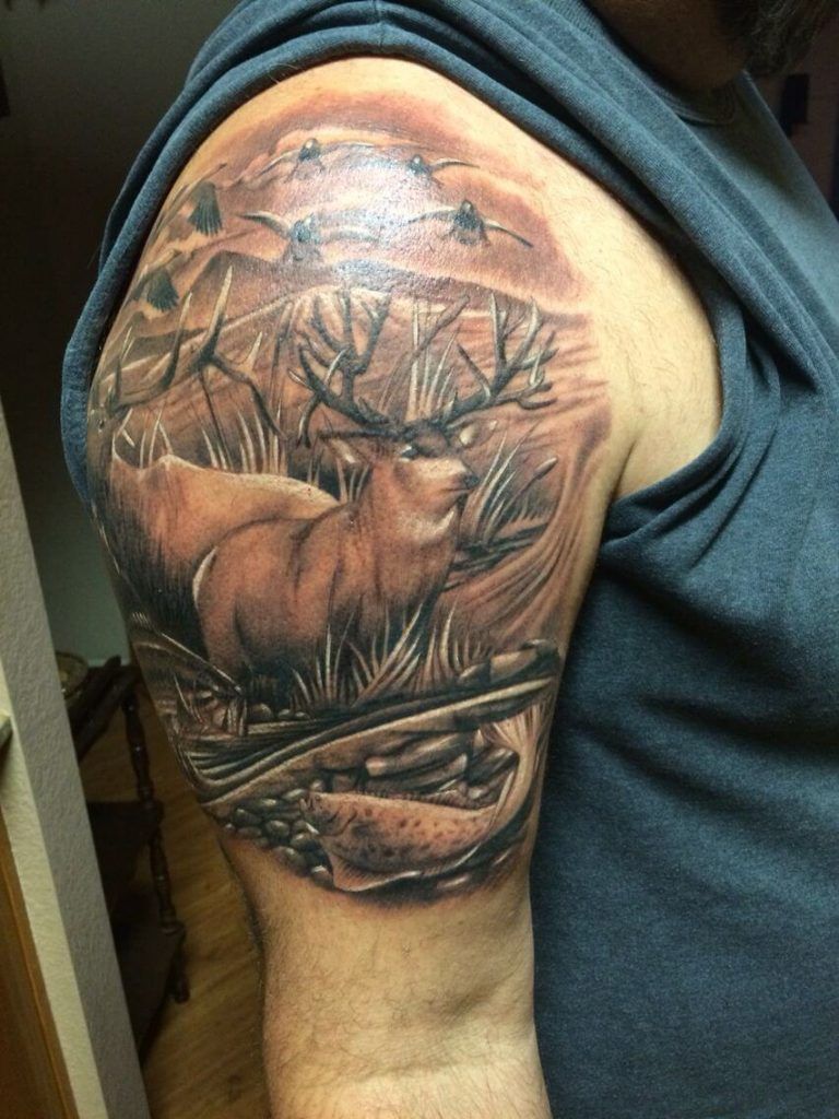 hunting tattoo ideas 0091