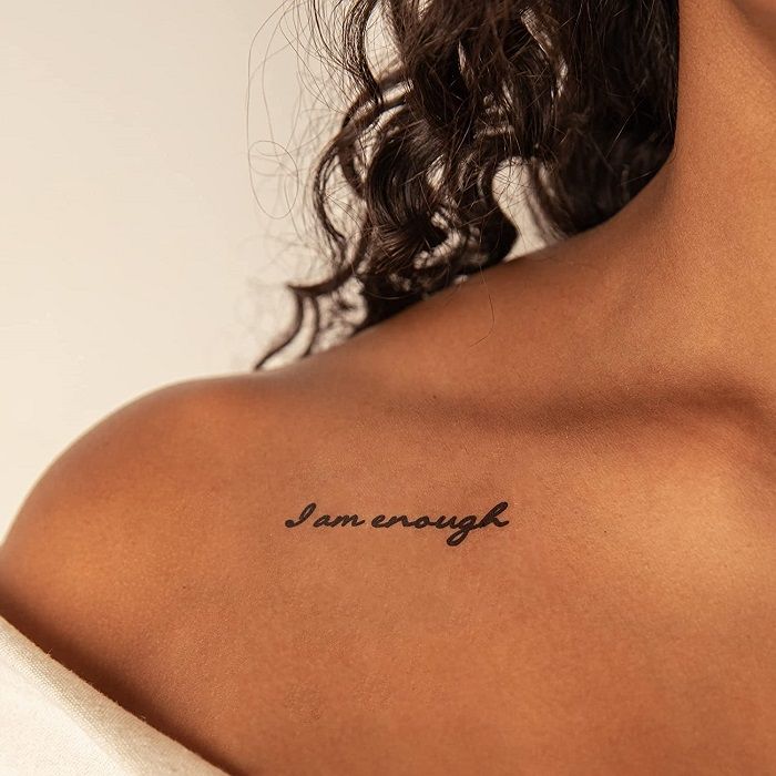 i am enough tattoo designs