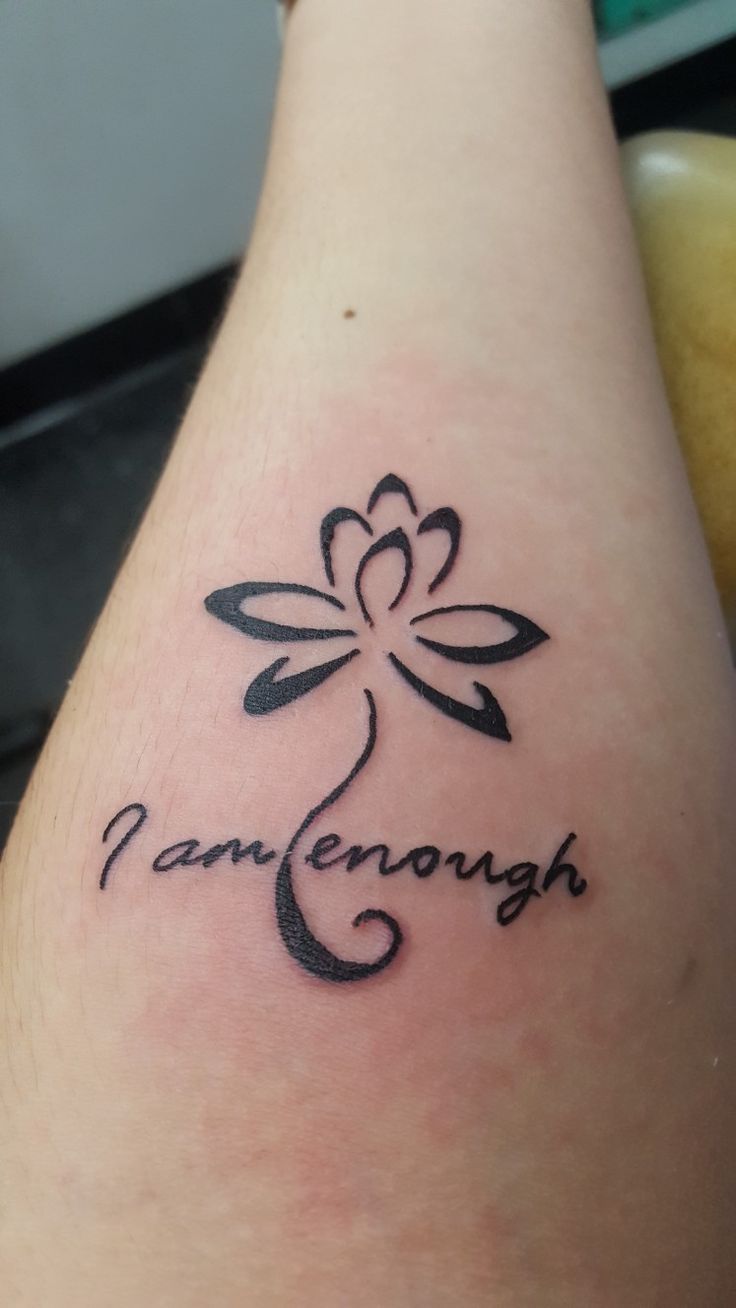 i am enough tattoo ideas 0017